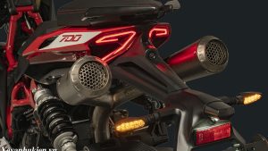 Italjet Dragster 700 Twin Premium Edition Màu Đỏ