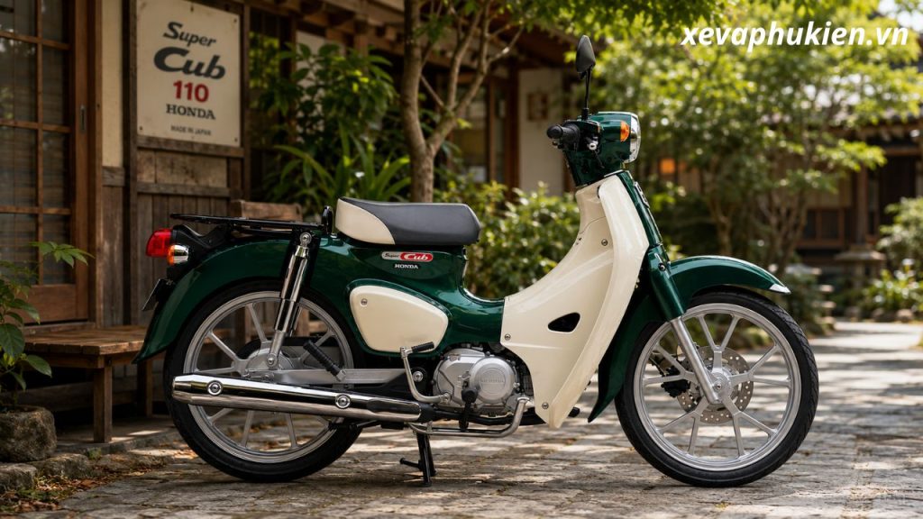 Honda Super Cub 110 Xanh Nhớt nhập Nhật