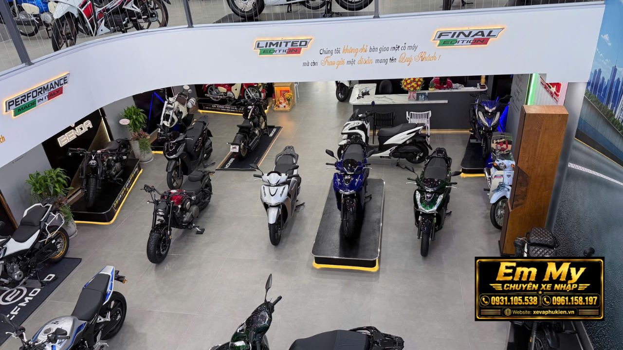 Cửa hàng xe nhập khẩu Moto Đồng Tháp có xe gì?