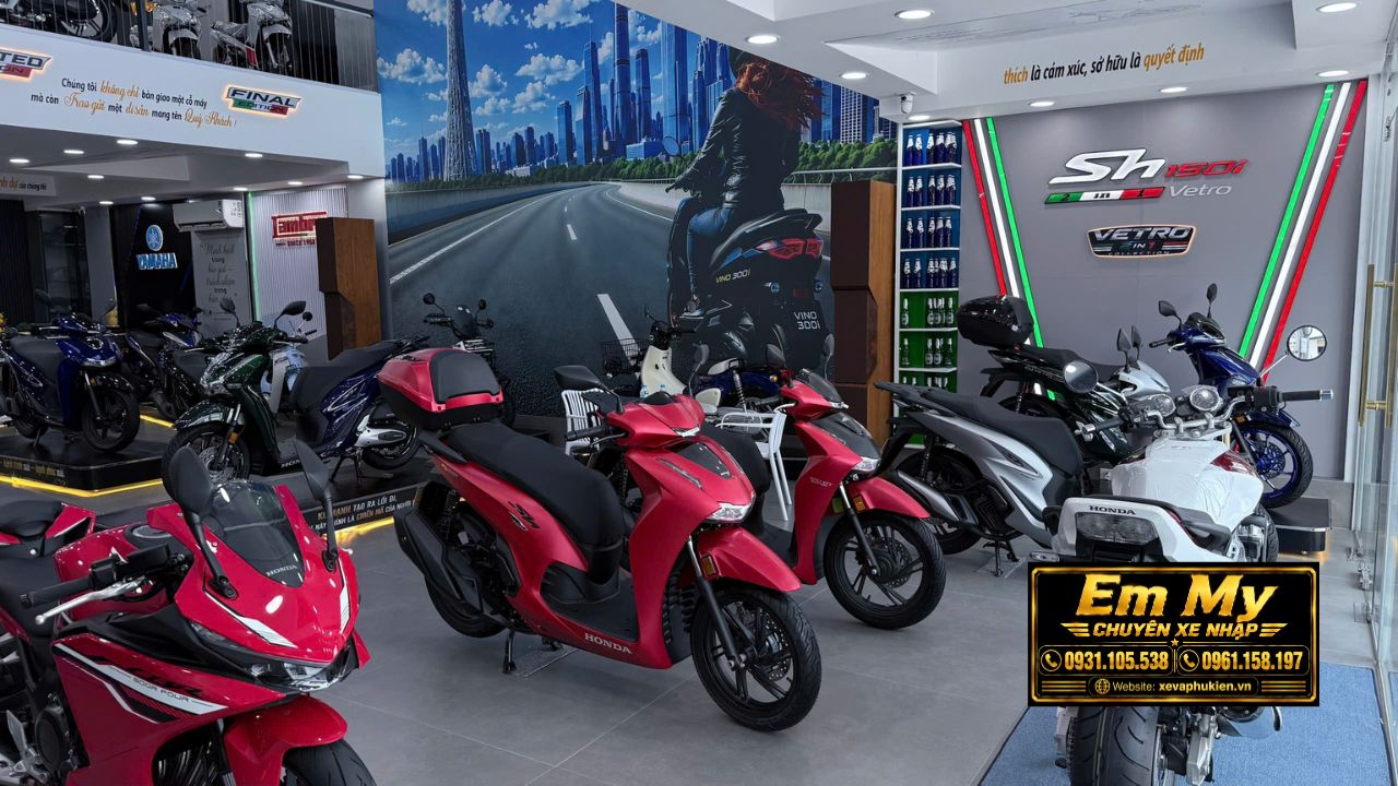 Cửa hàng xe nhập khẩu Moto Đồng Tháp có xe gì?