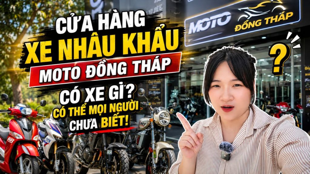 Cửa hàng xe nhập khẩu Moto Đồng Tháp có xe gì?