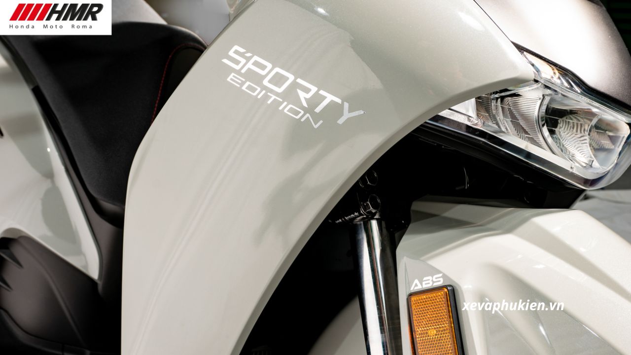Honda SH350i Ý Sporty Edition màu xám bóng