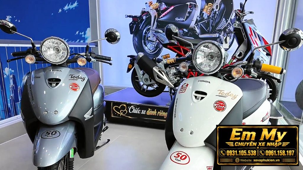 Honda Today 50 nguyên thùng: Xe ga mini không cần bằng lái, đi học đi làm cực tiện