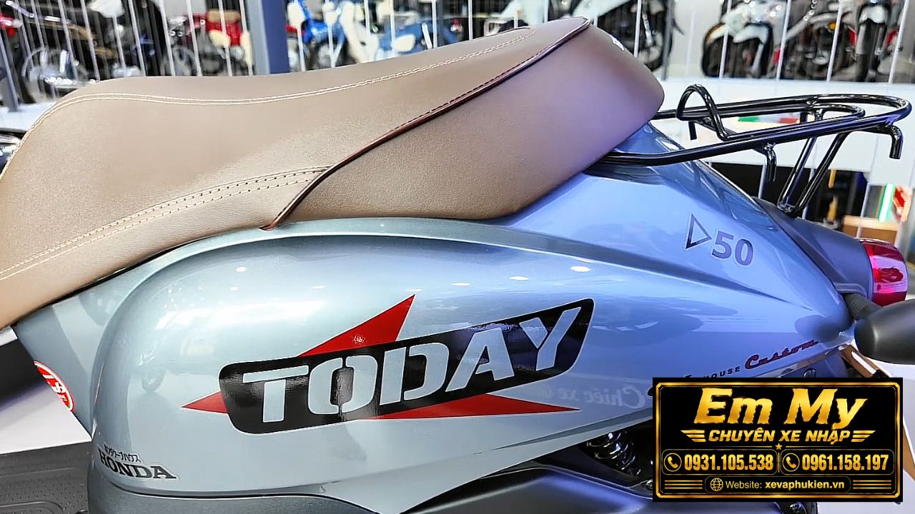 Honda Today 50 nguyên thùng: Xe ga mini không cần bằng lái, đi học đi làm cực tiện