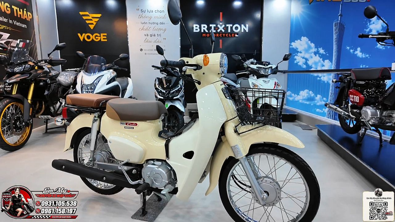 Top 5 phụ kiện nâng tầm Cub 50 nhập Nhật màu Be